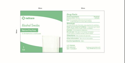 Alcohol Swab Medium Prep Pad (Alcohol Preparation Pad Packet 2025   For Fda Upload)